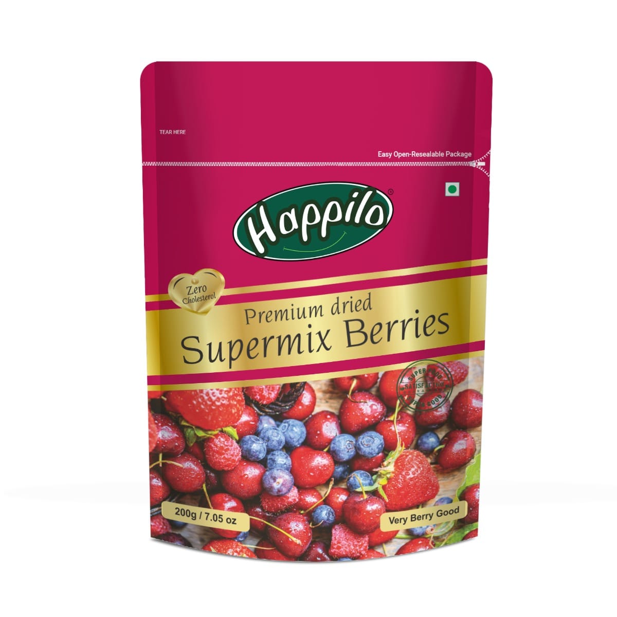 

Happilo Premium International Supermix Berries 200g (Pack of 1)