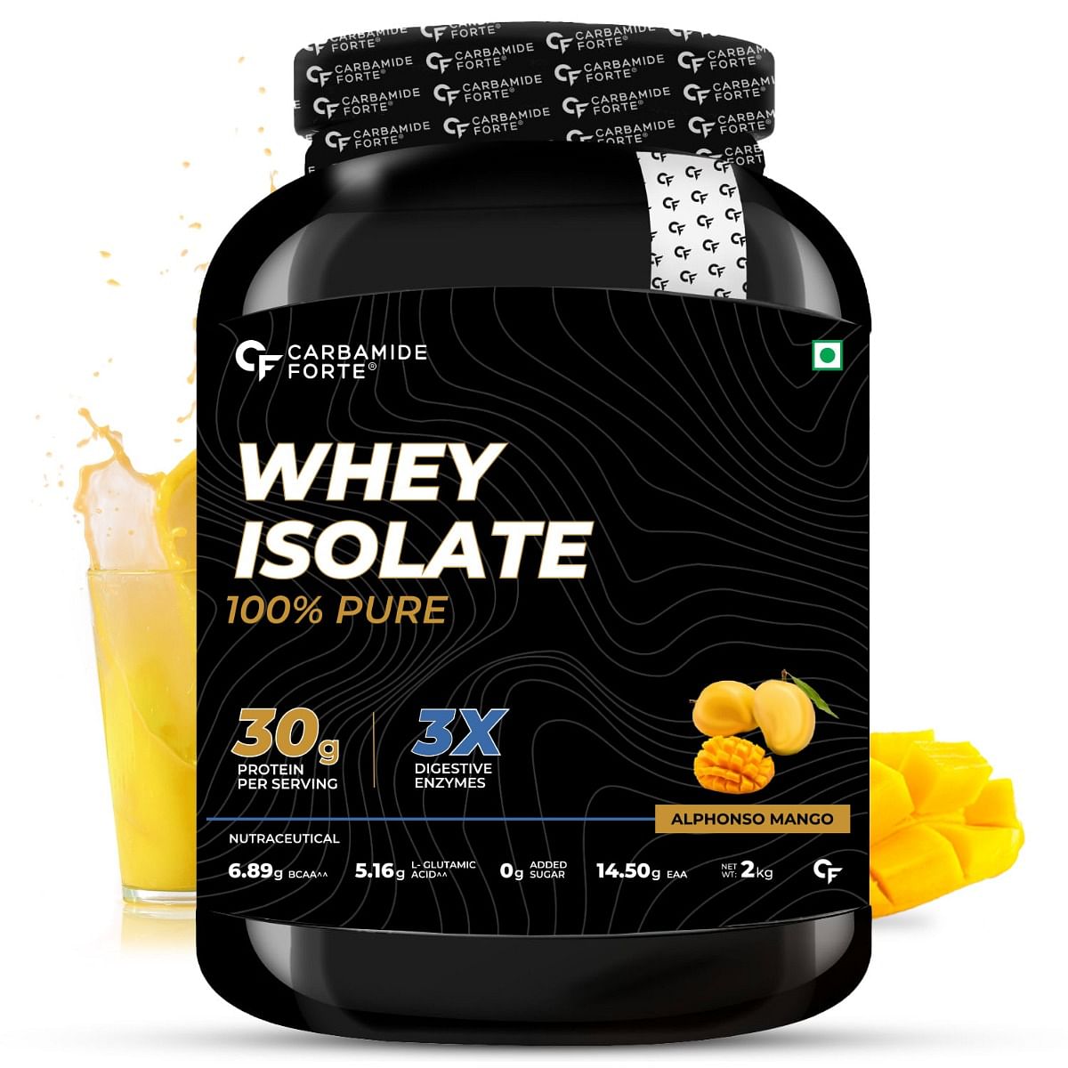 Carbamide Forte Whey Isolate Protein Powder With Added Multivitamin And Minerals Alphonso 3569