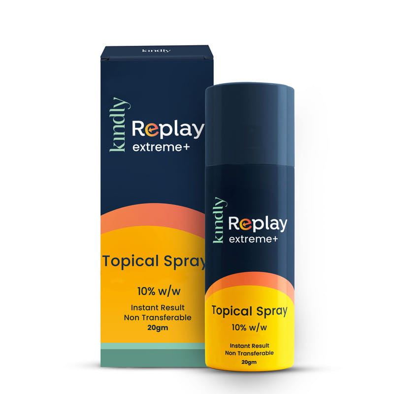 Kindly Health Pleaser Topical Spray | Non-Transferrable Spray For Men | 20 g