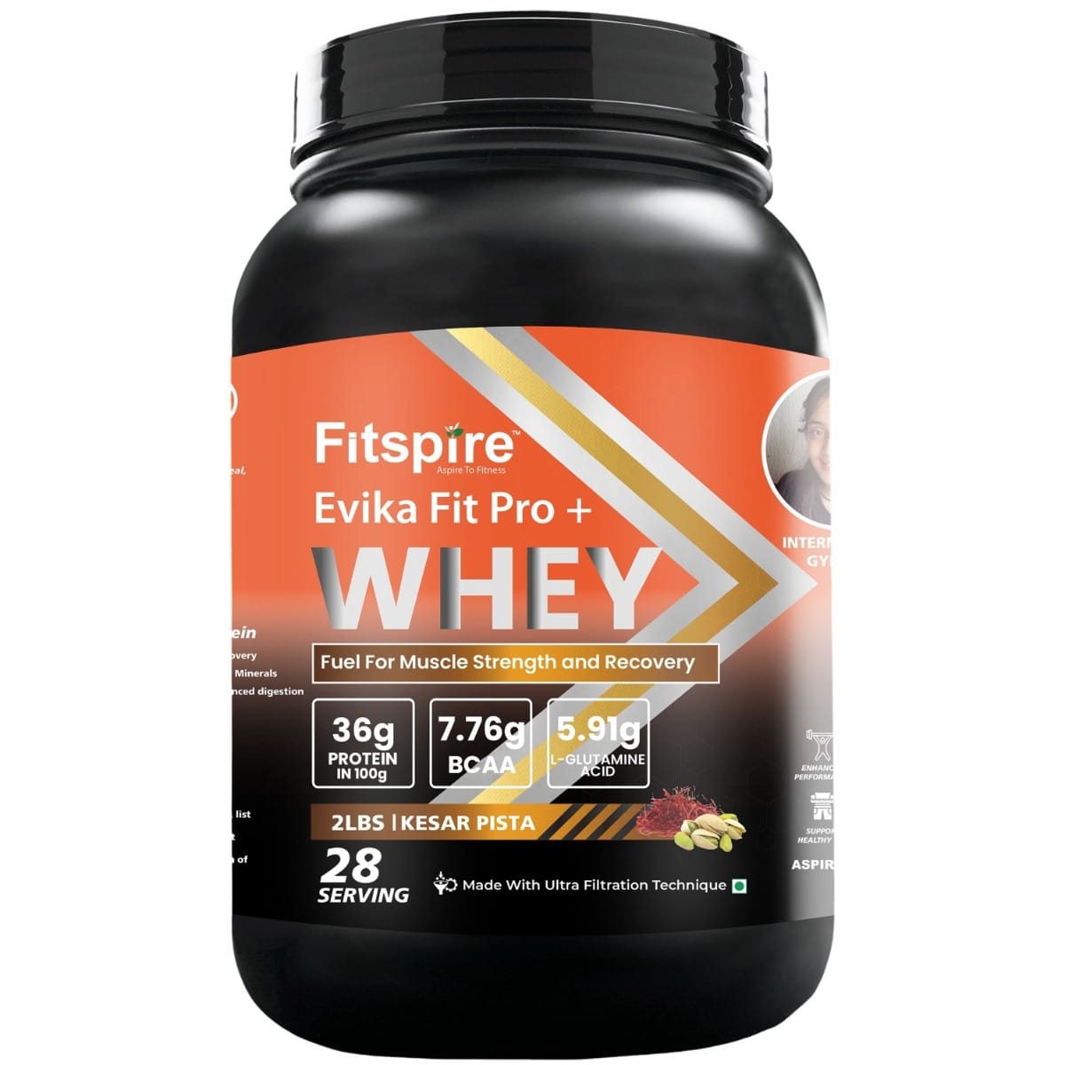 Fitspire Evika Fit Super Pro Plus Kesar Pista Whey Protein 2 lbs-image-36