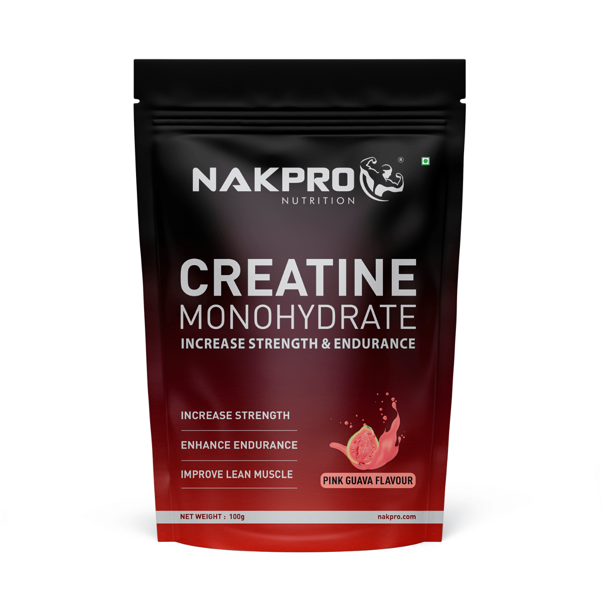 

NAKPRO Micronised Creatine Monohydrate Powder | 3g Creatine/Serving | Trustified Certified for Accuracy & Purity | Rapid Absorption Pre/Post Workou...