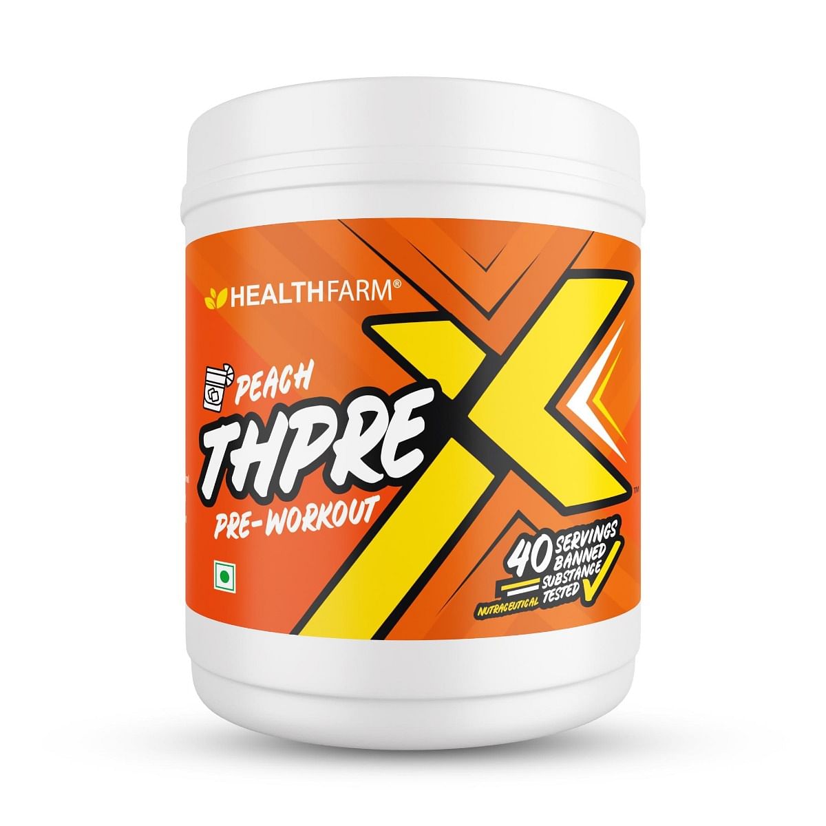 

Healthfarm Thpre X Pre Workout Powder| Sports Nutrition Supplement for Men & Women - For Working Out, Hydration, Mental Focus & Energy - 40 Serving...