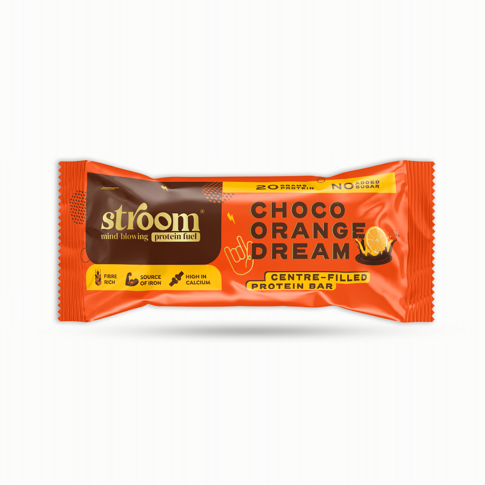 

STROOM-Choco Orange Dream 20G Protein Bar - Single