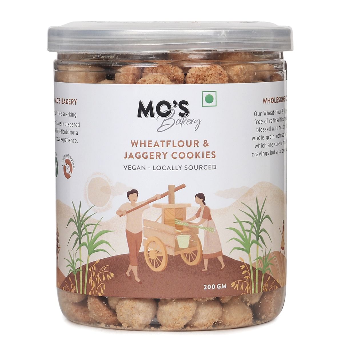 

Mo's Bakery Wheatflour & Jaggery Cookies - 200g