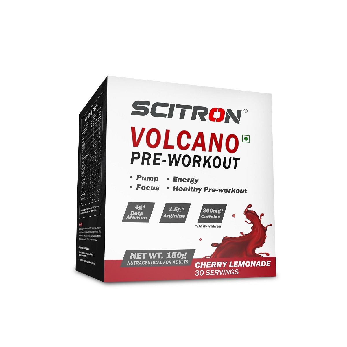 

Scitron Volcano Preworkout Cherry Lemonade 150g