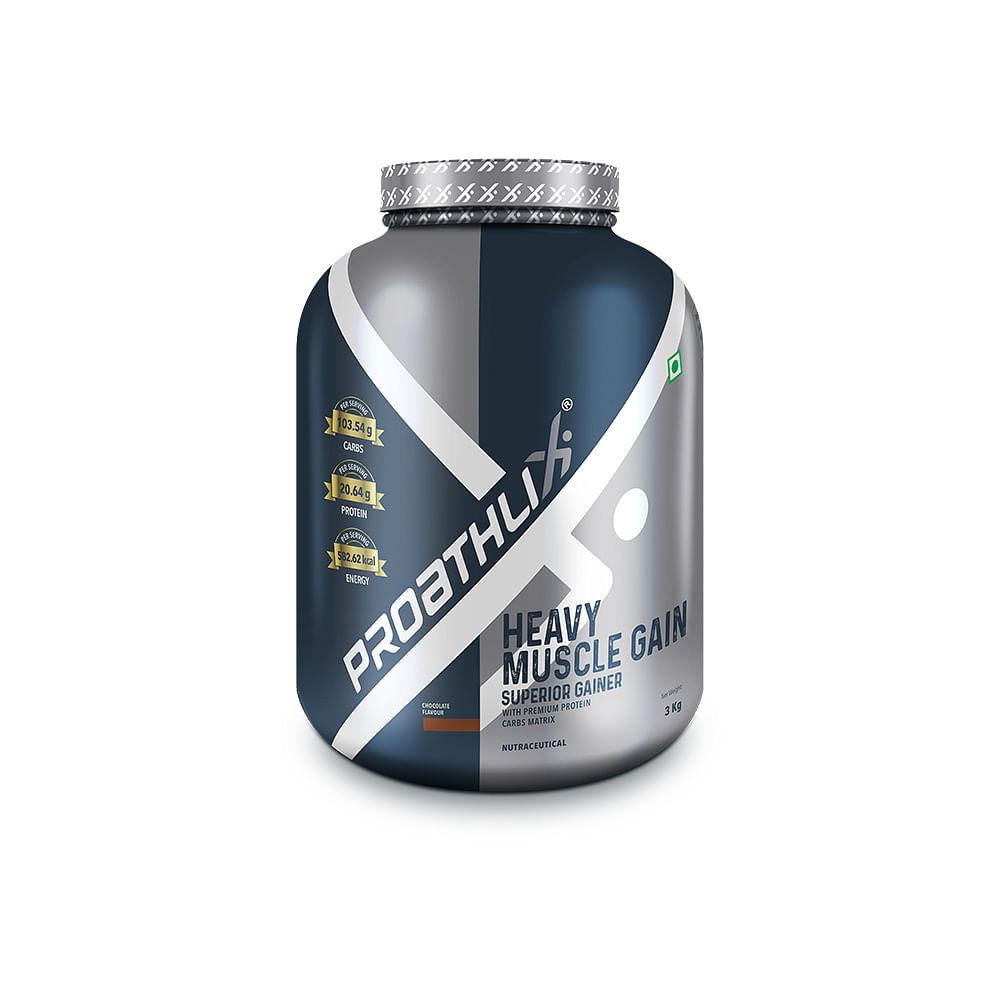 

Proathlix Heavy Muscle Gain (Chocolate) 3 Kg
