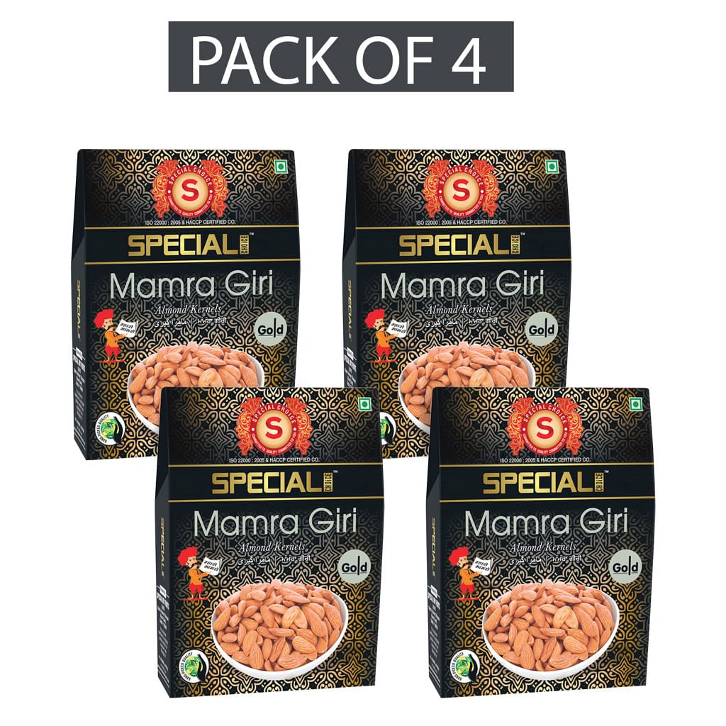 

Special Choice Mamra Giri Gold (Almond Kernels) Vacuum Pack 250g x 4