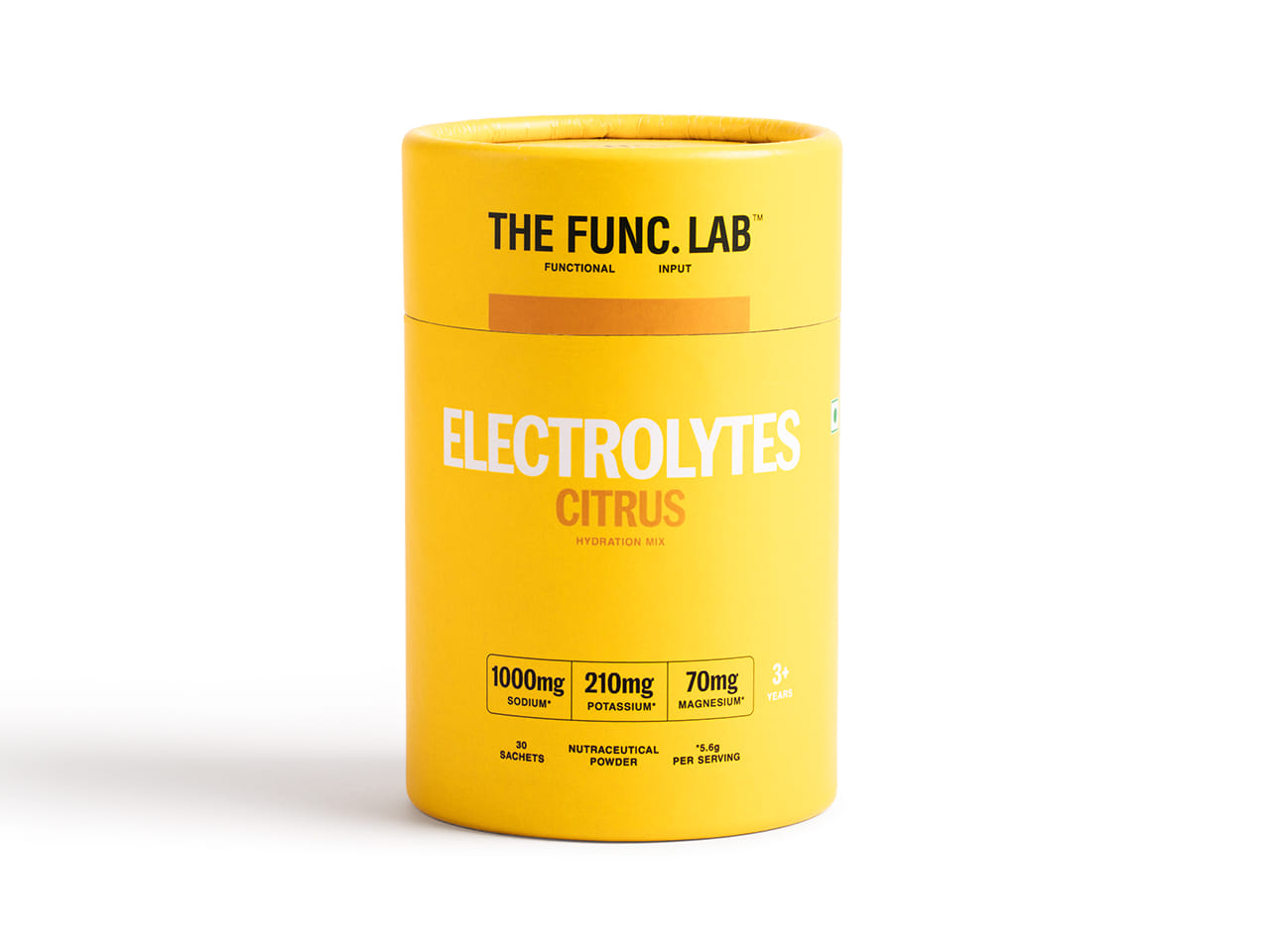 

The Func. Lab Daily Electrolytes - Citrus | 30 Sachets | Instant Hydration Powder with Sodium, Potassium, Magnesium | Sugar-Free, No Preservatives ...