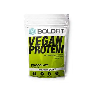 Boldfit Plant Protein Powder For Men & Women - Vegan Plant Protein Powder For Men & Women - Supports Metabolism, Immunity & Antioxidant - Chocolate