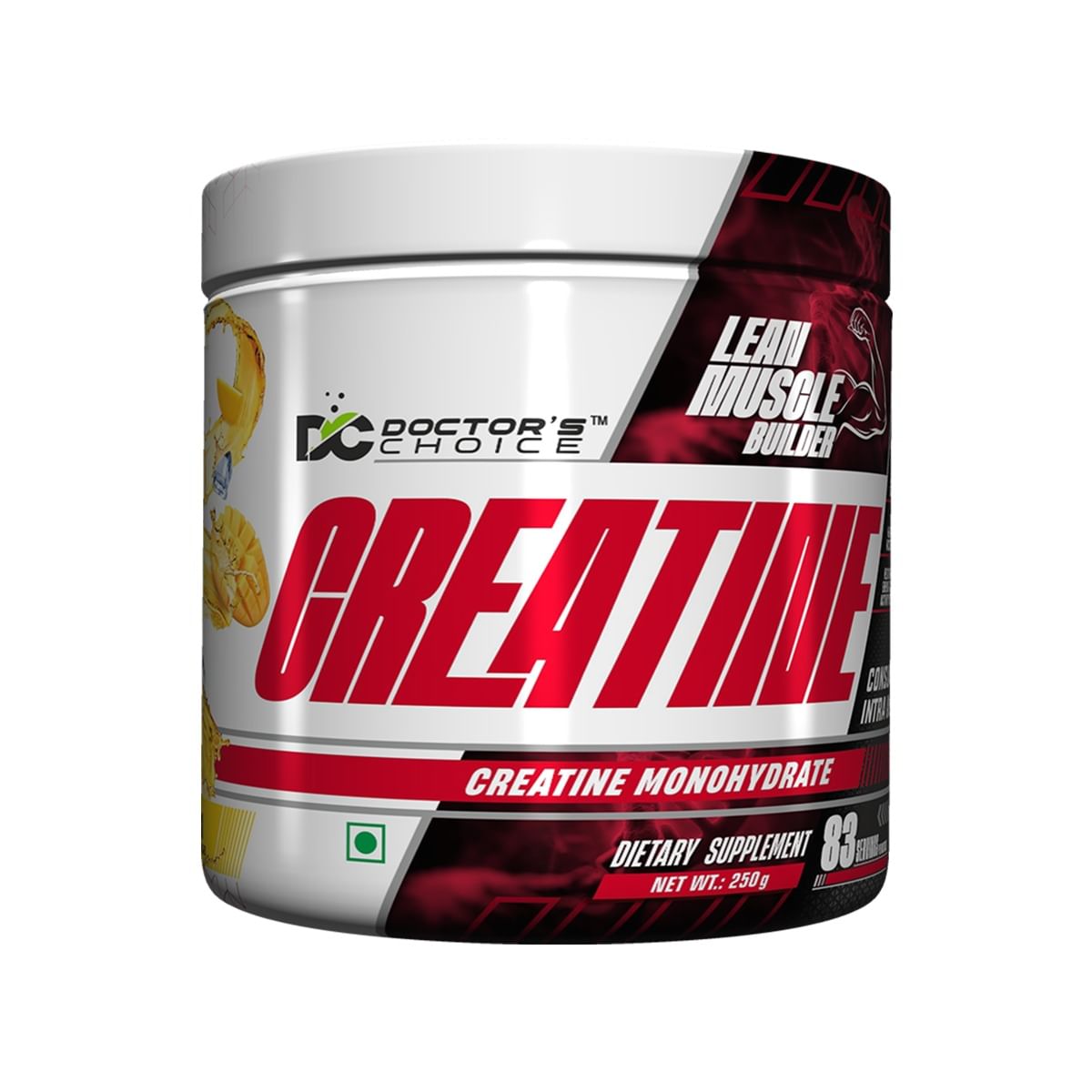 

DC DOCTOR'S CHOICE Creatine Monohydrate, Highest Grade, Fast Dissolving & Rapidly Absorbing Creatine helps Muscle Endurance & Recovery 83 Serving 2...