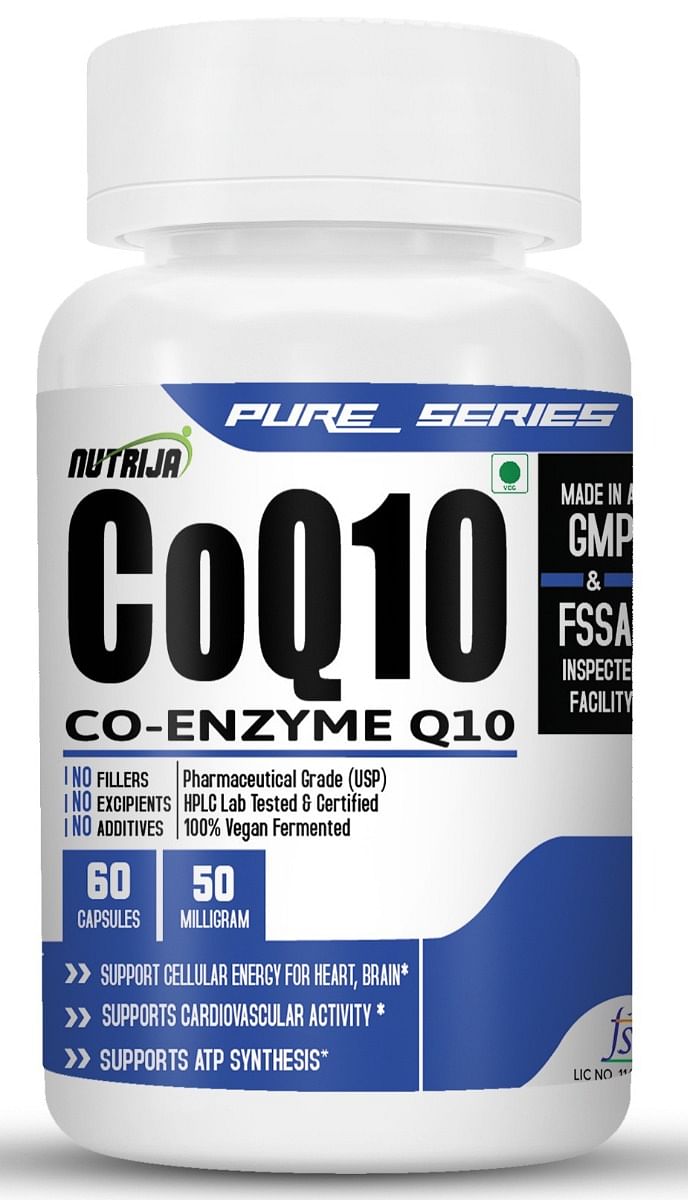 NutriJa COENZYME Q10 (COQ10)50MG - Rich in Antioxidant, Promotes Heart ...