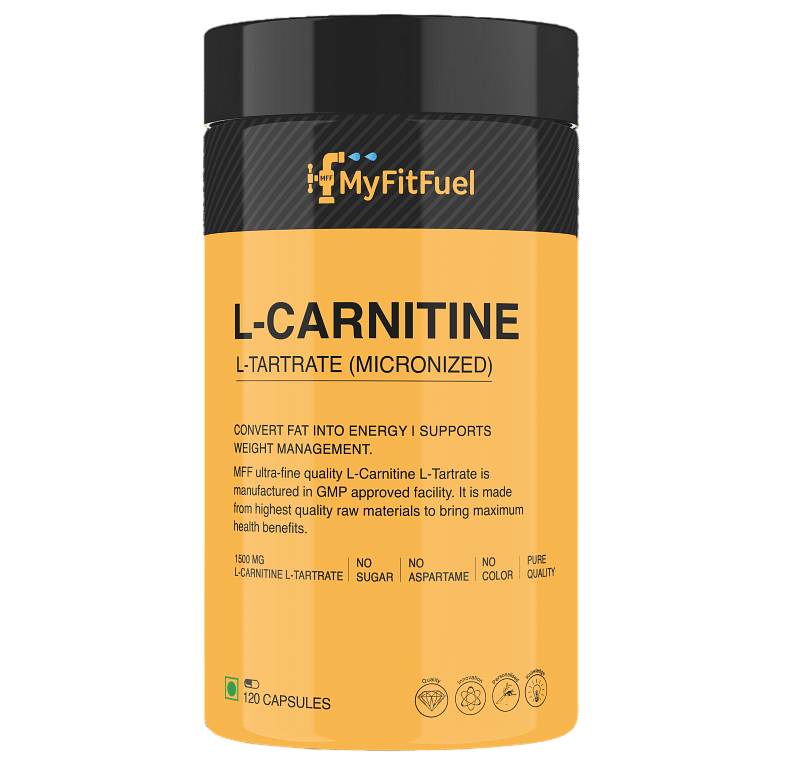 

MyFitFuel L-Carnitine L-Tartrate (1500mg) 120 Capsules