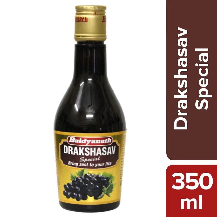 

Baidyanath Nagpur Drakshasava I Ayurvedic Tonic I Improves Hunger I Healhty Heart - 350 ml