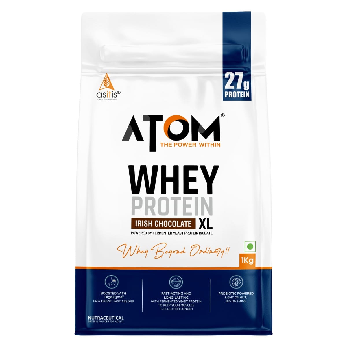 AS-IT-IS ATOM Whey Protein XL, with DigeZyme® & Fermented Yeast Protein I High Absorption, Supports Muscle Growth, Recovery & Strength - Hybrid Protein for All Day Fuel-picture-25