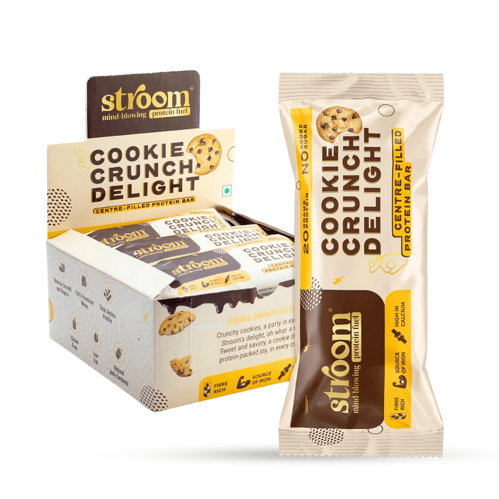 

STROOM-Cookie Crunch Delight 20G protein Bars (20g x 9)