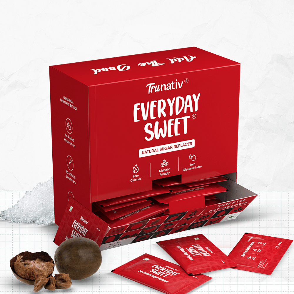 

TruNativ Everyday Sweet| Natural 1:1 Sugar Replacer | Monk Fruit Extract | Natural Sweetner | Zero Calories - Zero Carb - Diabetic Friendly - Keto ...