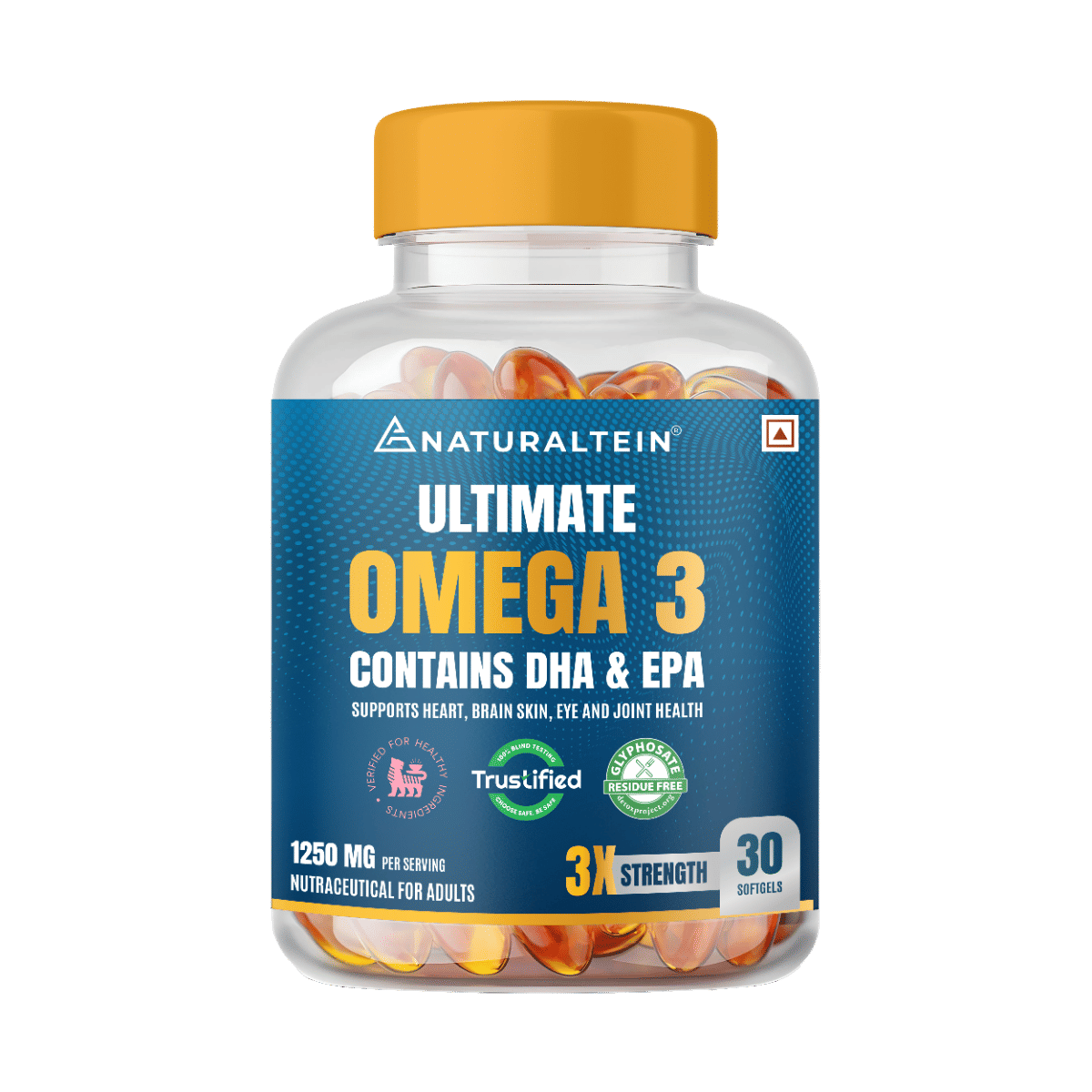

NATURALTEIN Omega 3 Triple Strength - 30 Capsules
