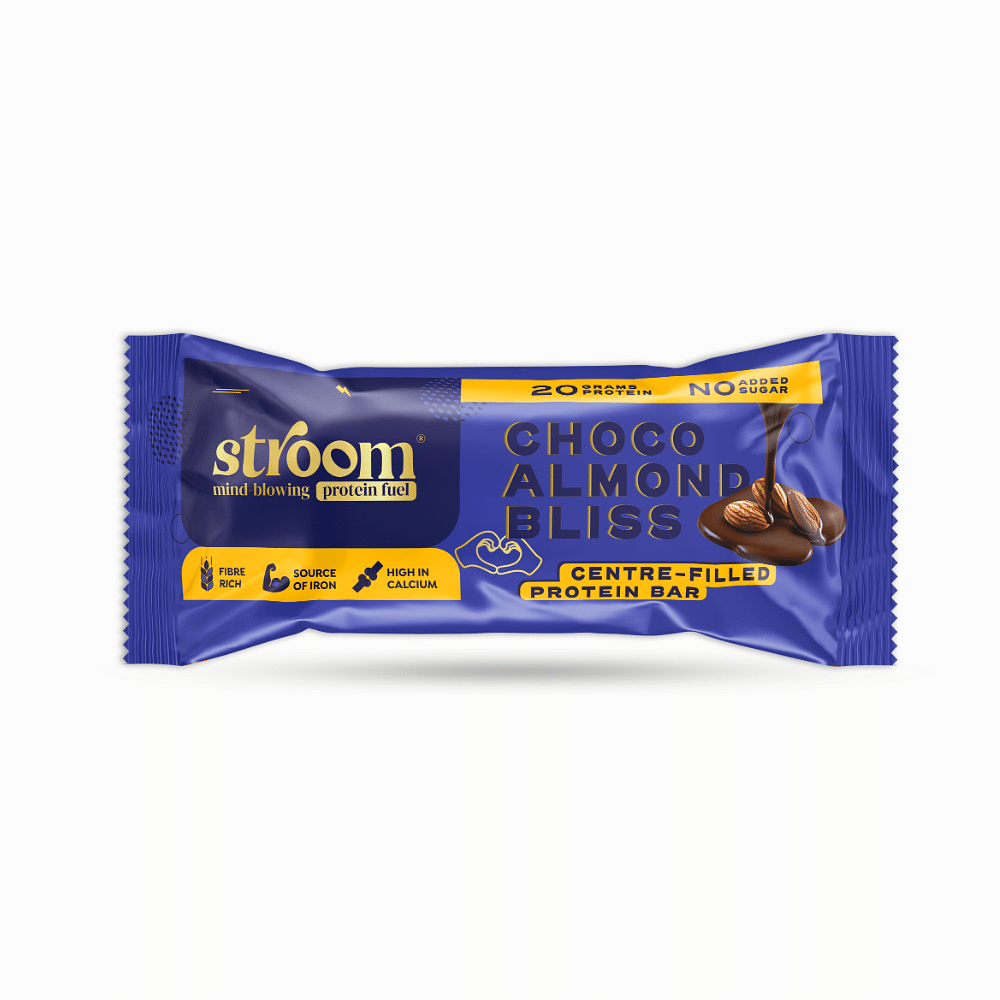 

STROOM-Choco Almond Bliss 20G Protein Bar - Single