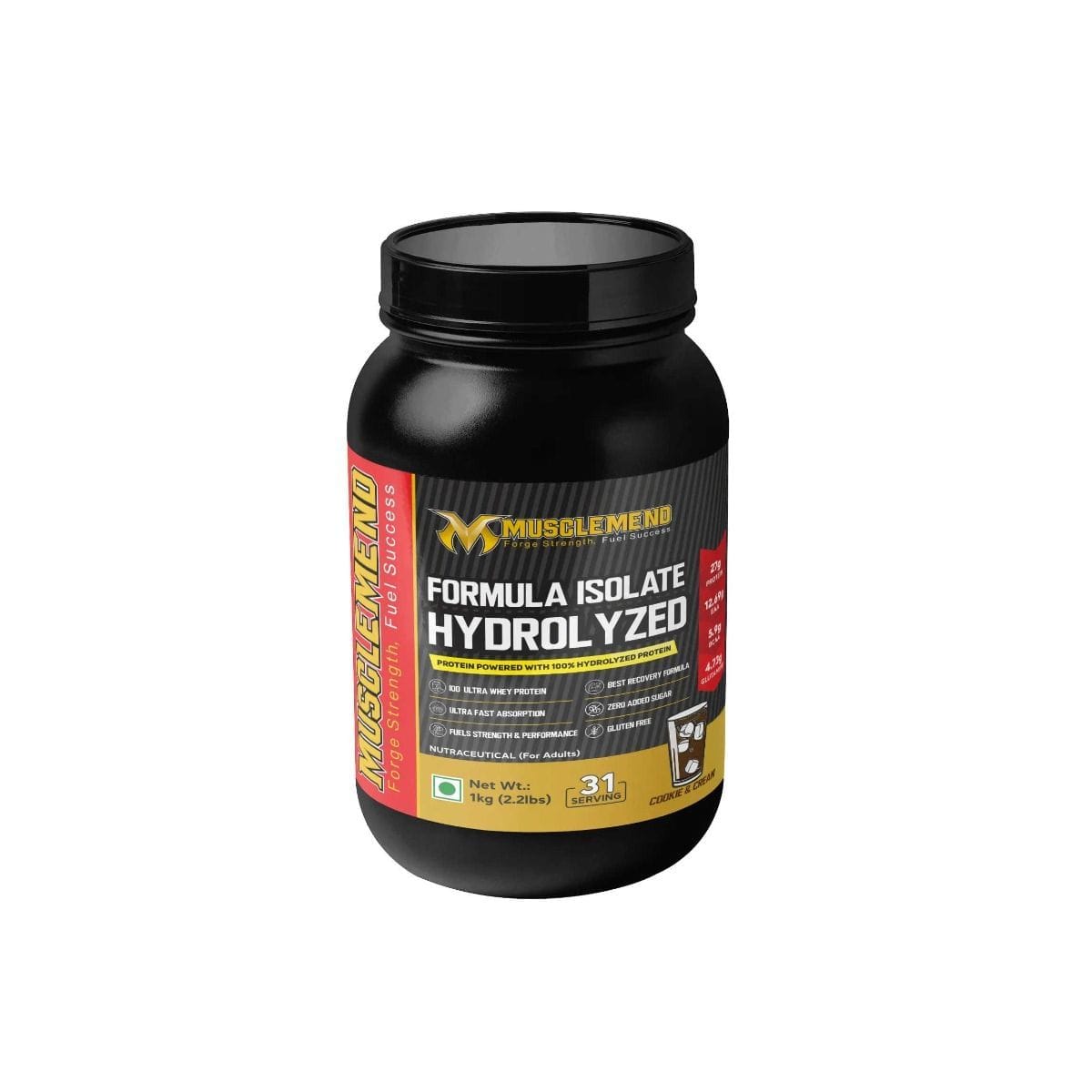 MUSCLEMEND FORMULA Whey Protein Isolate Hydrolyzed - Cookies & Cream-picture-2