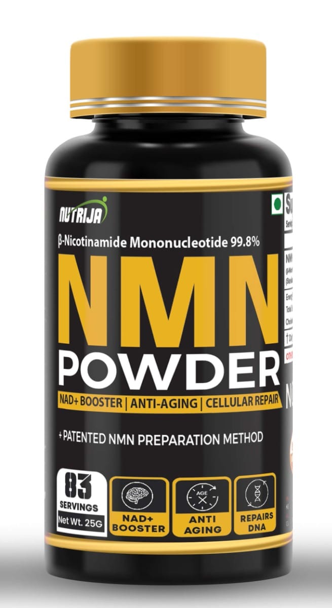 NutriJa NMN (Nicotinamide Mononucleotide) Powder 25grams- 99.8% Ultra Pure & Bioavailable | Patented Process | Delayed Release Capsule | Slow Down Aging | Boost NAD+ Levels-image-8
