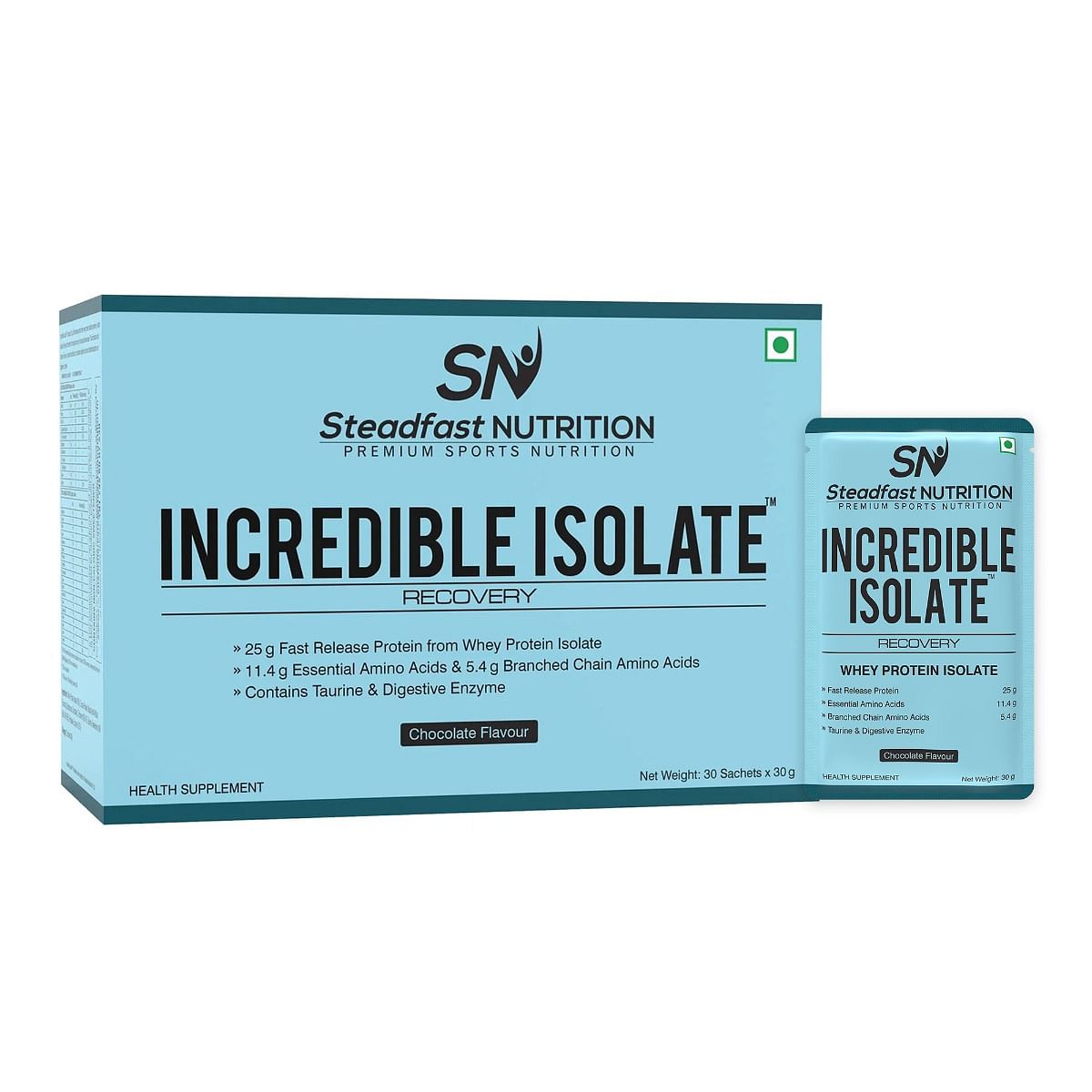 

Steadfast Nutrition Incredible Isolate Whey Isolate Protein |100% Pure Isolate Powder with 25g Protein |Muscle Building & Weight Loss Supplement | ...