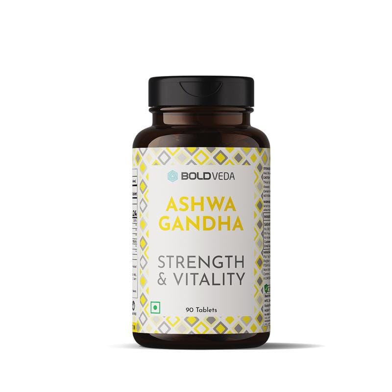 Boldfit -Boldveda Ashwagandha Tablets for Men & Women - Helps Relief Stress, Relax Mind and Body-picture-3