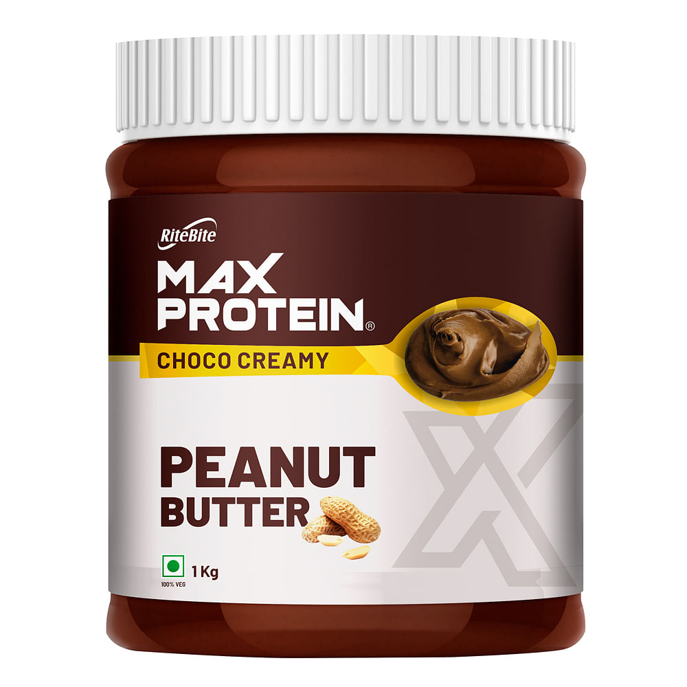 

RiteBite Max Protein Peanut Butter Spread Choco Creamy (Pack of 1), 1 Kg