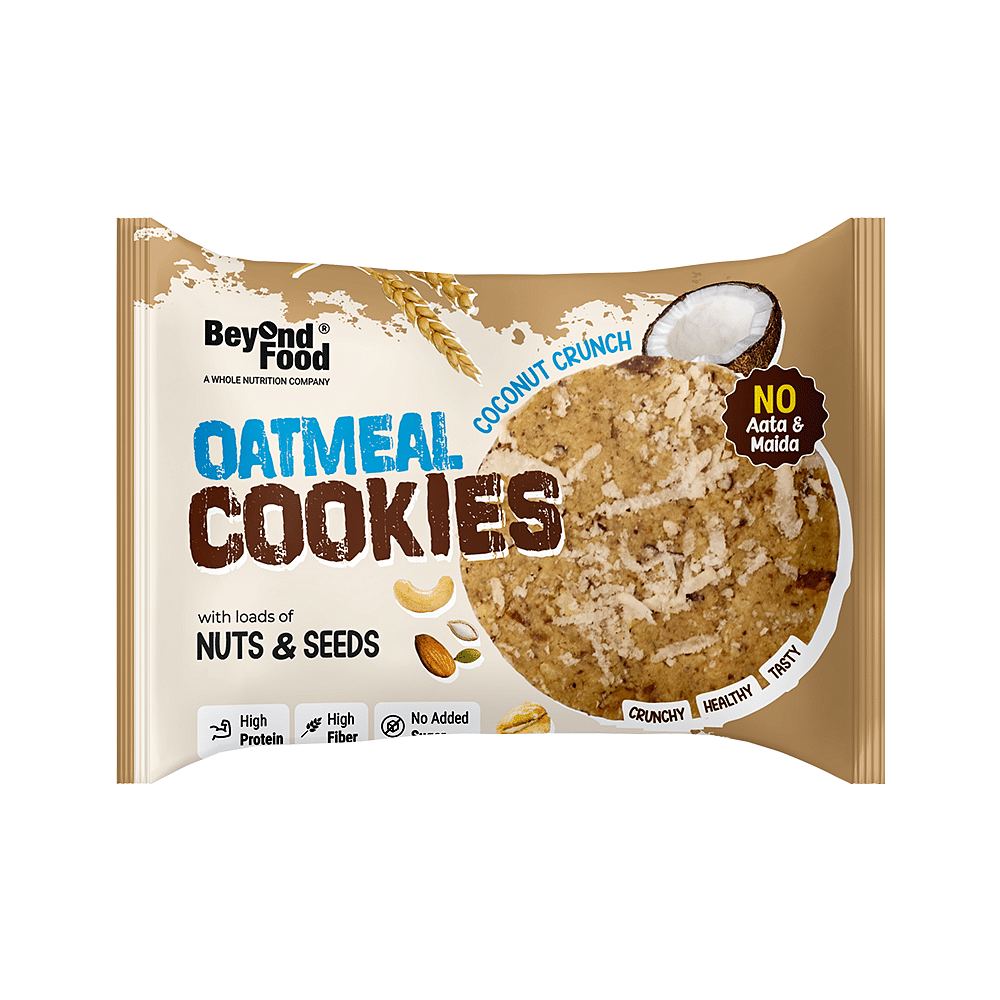 

Beyond Food Oatmeal Cookies - Coconut Crunch (Pack of 12)