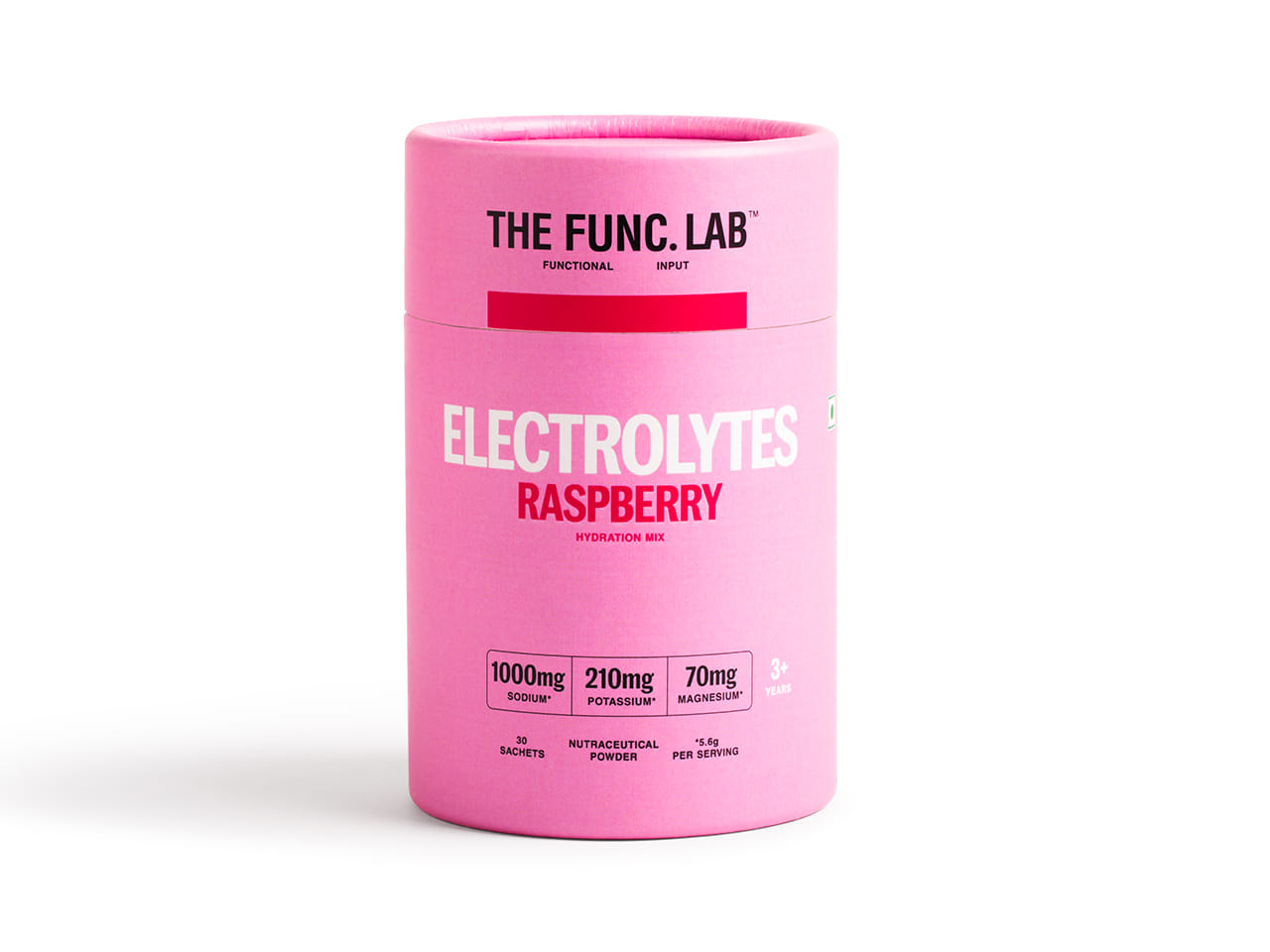 

The Func. Lab Daily Electrolytes - Raspberry | 30 Sachets | Instant Hydration Powder with Sodium, Potassium, Magnesium | Sugar-Free, No Preservativ...