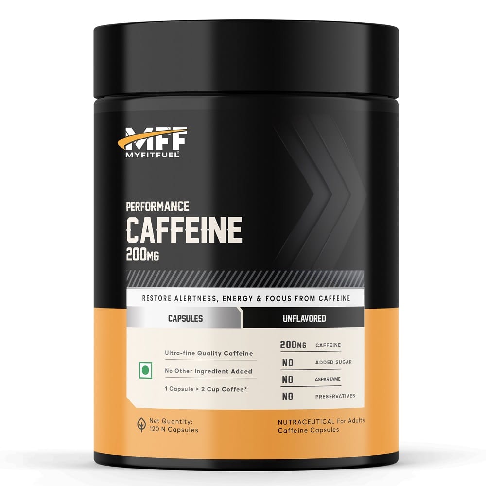

MyFitFuel Performance Caffeine, (200mg), 120 Capsules