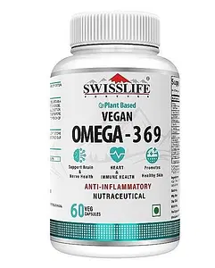 SwissLife Forever Vegan Omega 3 6 9 | Algal oil 750mg