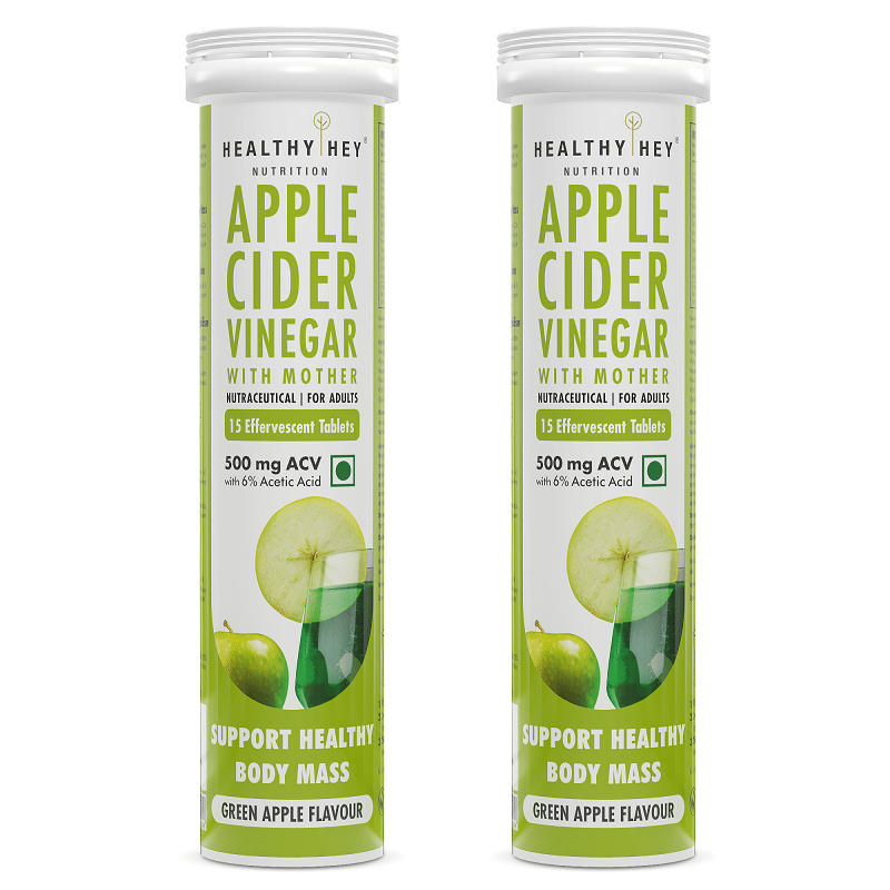 HealthyHey Nutrition Apple Cider Vinegar with Mother Effervescent Tablets - 500mg-image-14