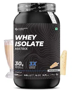 Carbamide Forte Whey Isolate Matrix Protein Powder - With Added Multivitamin & Minerals - Malai Kulfi