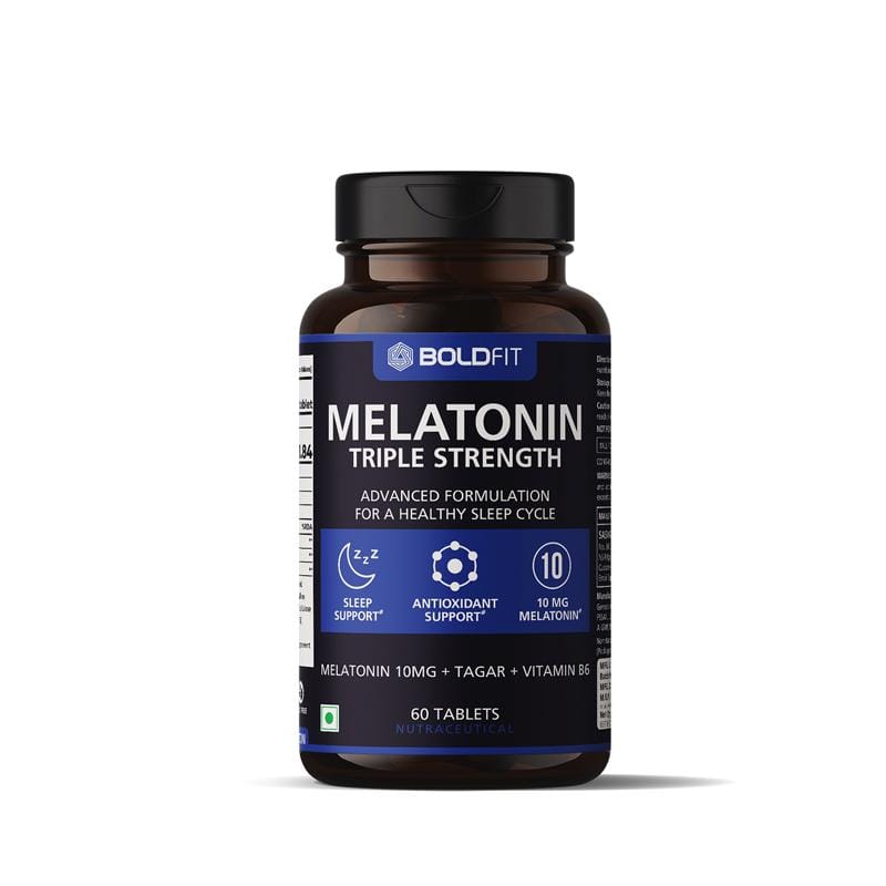 Boldfit Melatonin 10mg Sleeping Pills for Deep Sleep with Tagara 125mg for Men & Women - Sleeping Aid Pills - Melatonin Tablets for Men,Women For Sleep, Immunity & Antioxidant Support-picture-41