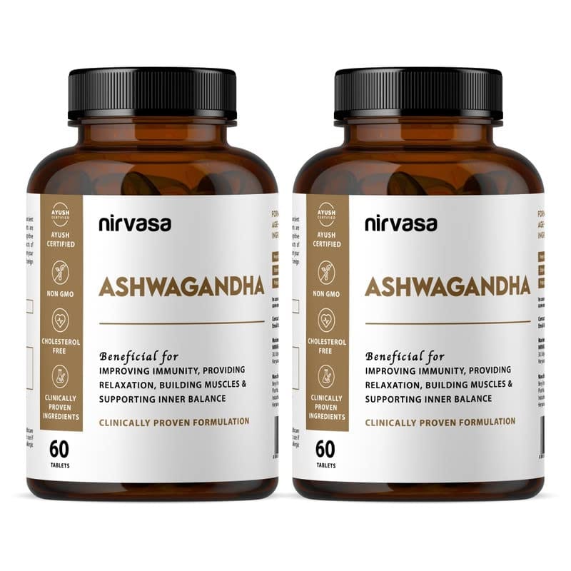 Nirvasa Ashwagandha Tablets 60 Tablets