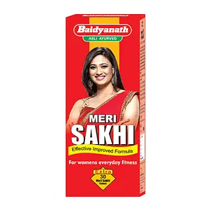 Baidyanath Nagpur Meri Sakhi-Herbal Non Hormonal Menstrual Regulator For Women I Helps Relieve Weakness, Back Pain & Fatigue