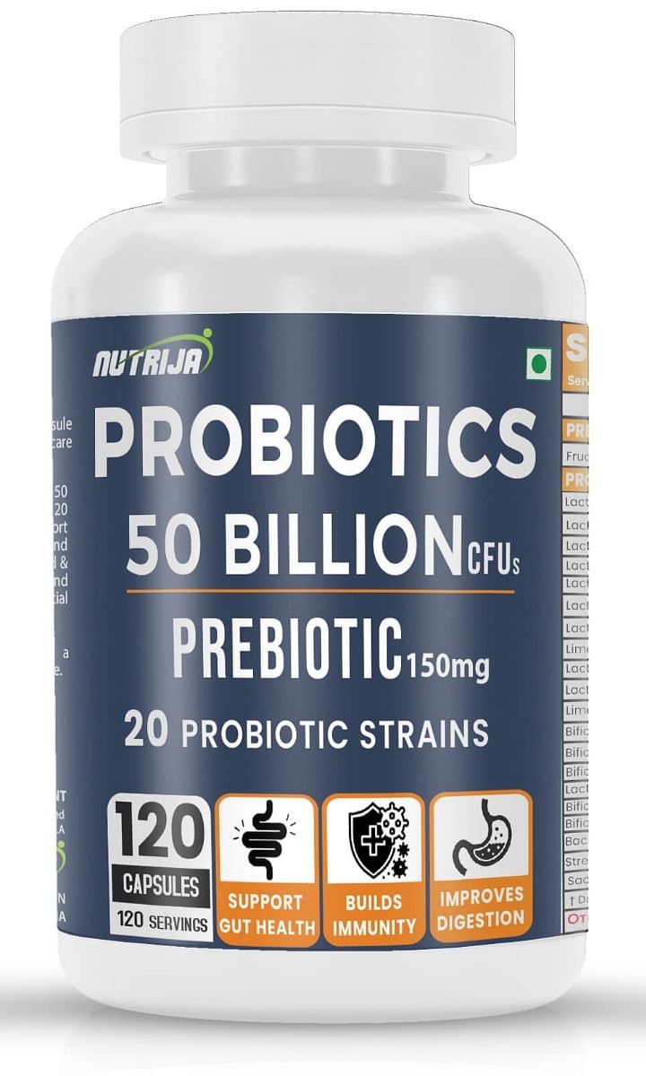 

NutriJa Probiotics Supplement 50 Billion CFU-120 Capsules