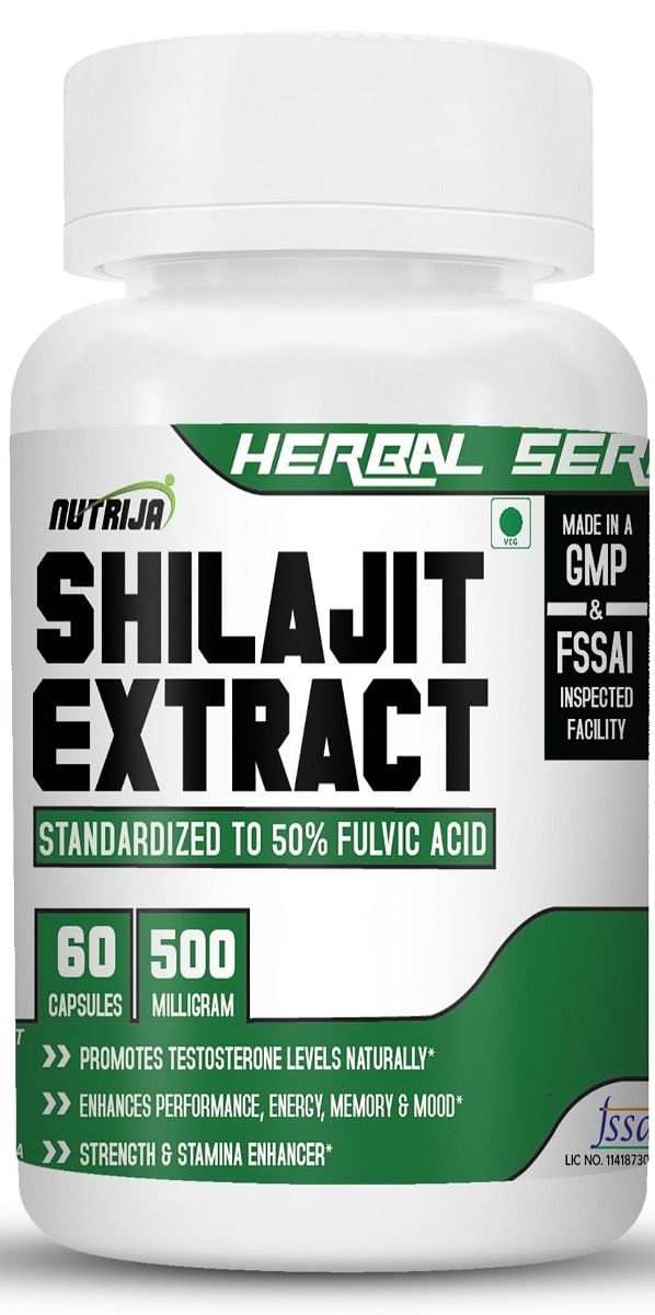 

NutriJa Shilajit Extract 500MG-120 Capsules (Pack of 2)