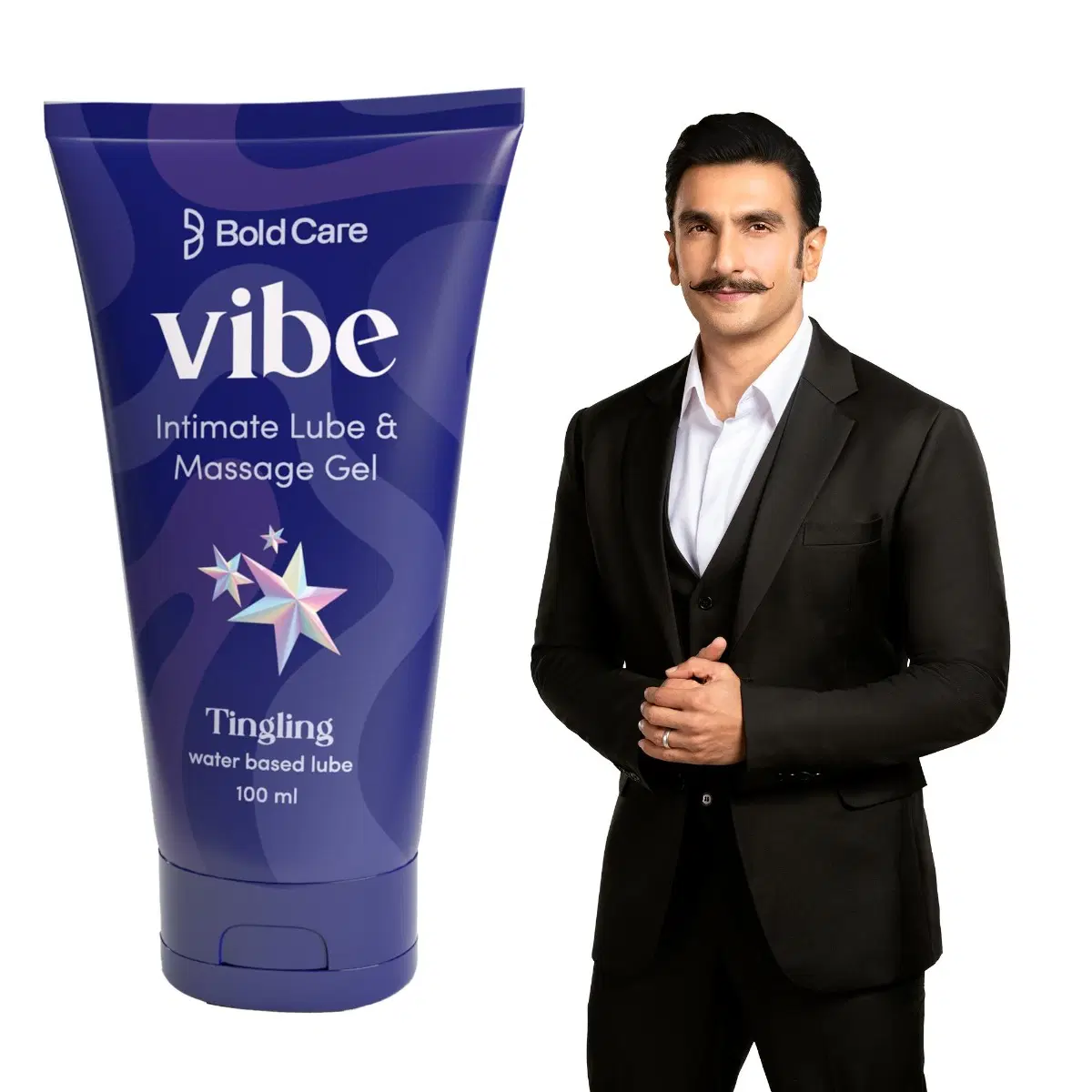 Bold Care Vibe Tingling - Natural Personal Lubricant for Men and Women - Water Based Lube - Skin Friendly, Silicone and Paraben Free - No Side Effects - 100 ml Bold Care Vibe Tingling - Natural Personal Lubricant for Men and Women - Water Based Lube - Skin Friendly, Silicone and Paraben Free - No Side Effects - 100 ml