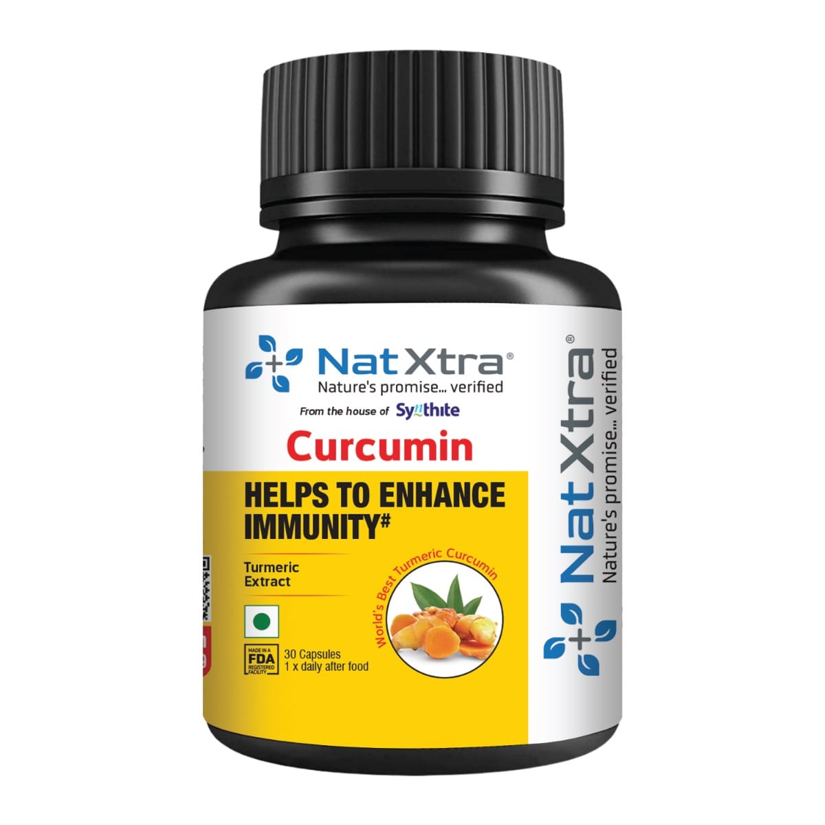 

Natxtra Curcumin | Immunity & Wellness Support | Strengthens Natural Defenses & Enhances Overall Health