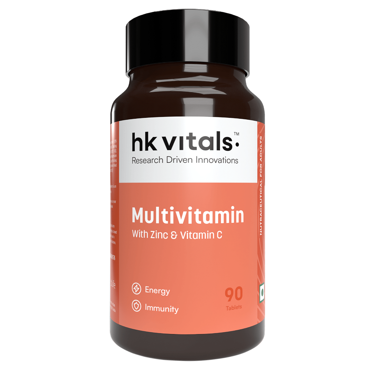 hk vitals Multivitamin | For Men and Women | With Zinc, Vitamin C, Vitamin D3, Multiminerals & Ginseng Extract
