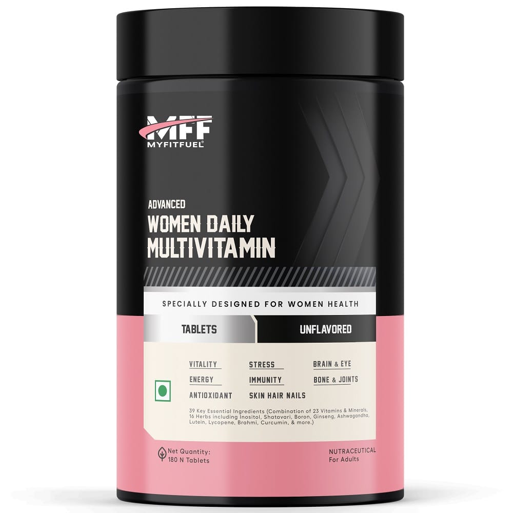 

MyFitFuel Women Advance Daily Essential Multivitamin 37 Herbs, Vitamins, Minerals 180 Cap