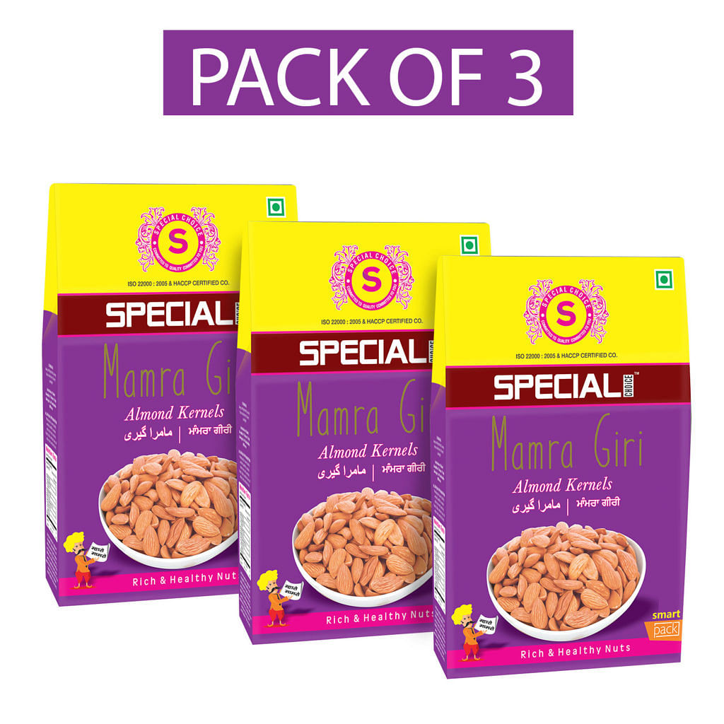 

Special Choice Mamra Giri (Almond Kernels) Vacuum Pack 100g x 3