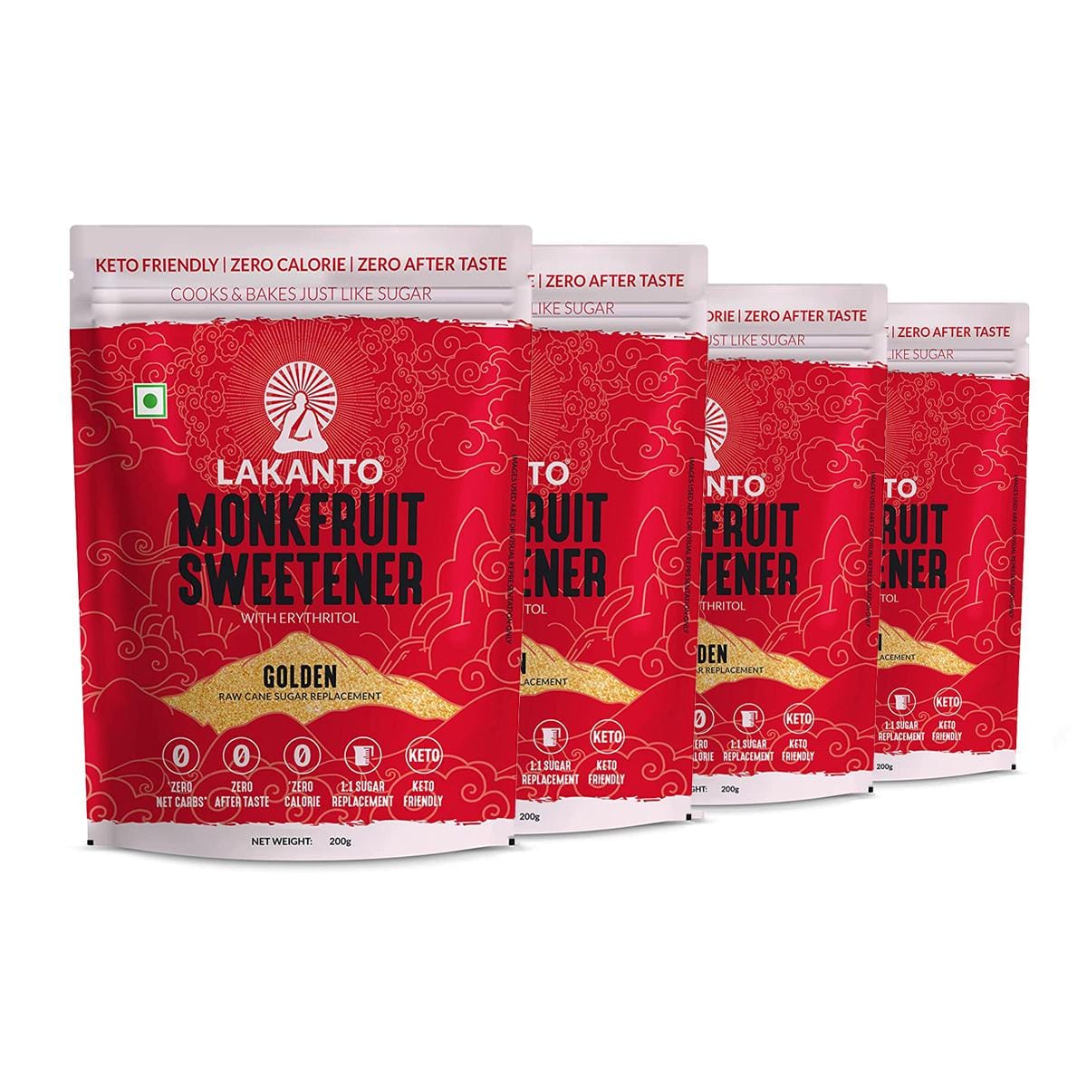 Lakanto Sugar free Golden Japanese Monkfruit natural Sweetener | Sugar Substitute|zero calorie & carbs