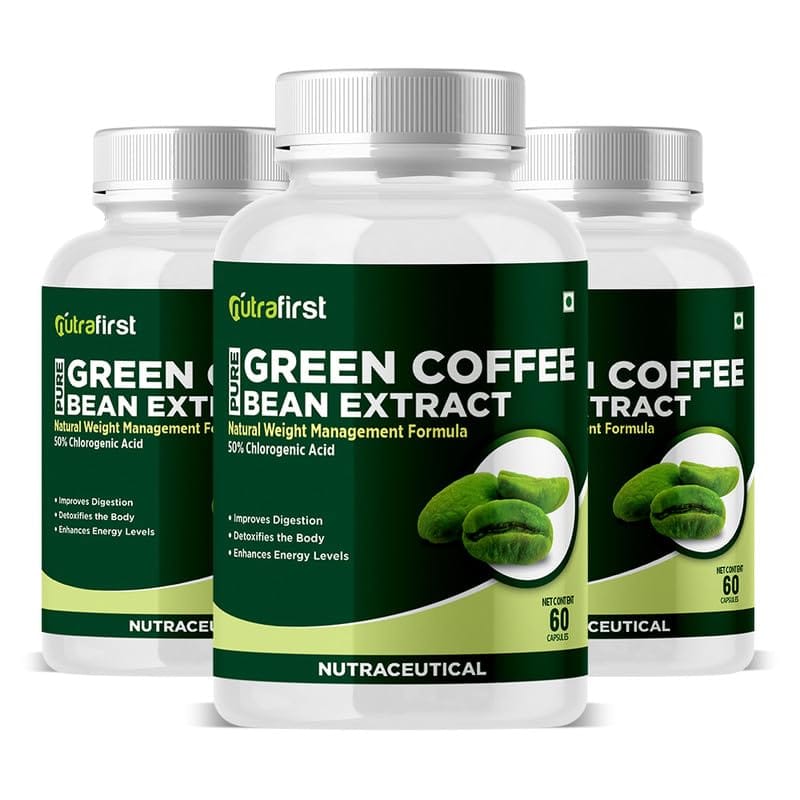 

NutraFirst Green Coffee Bean Capsules 3B (3 x 60 Capsules)