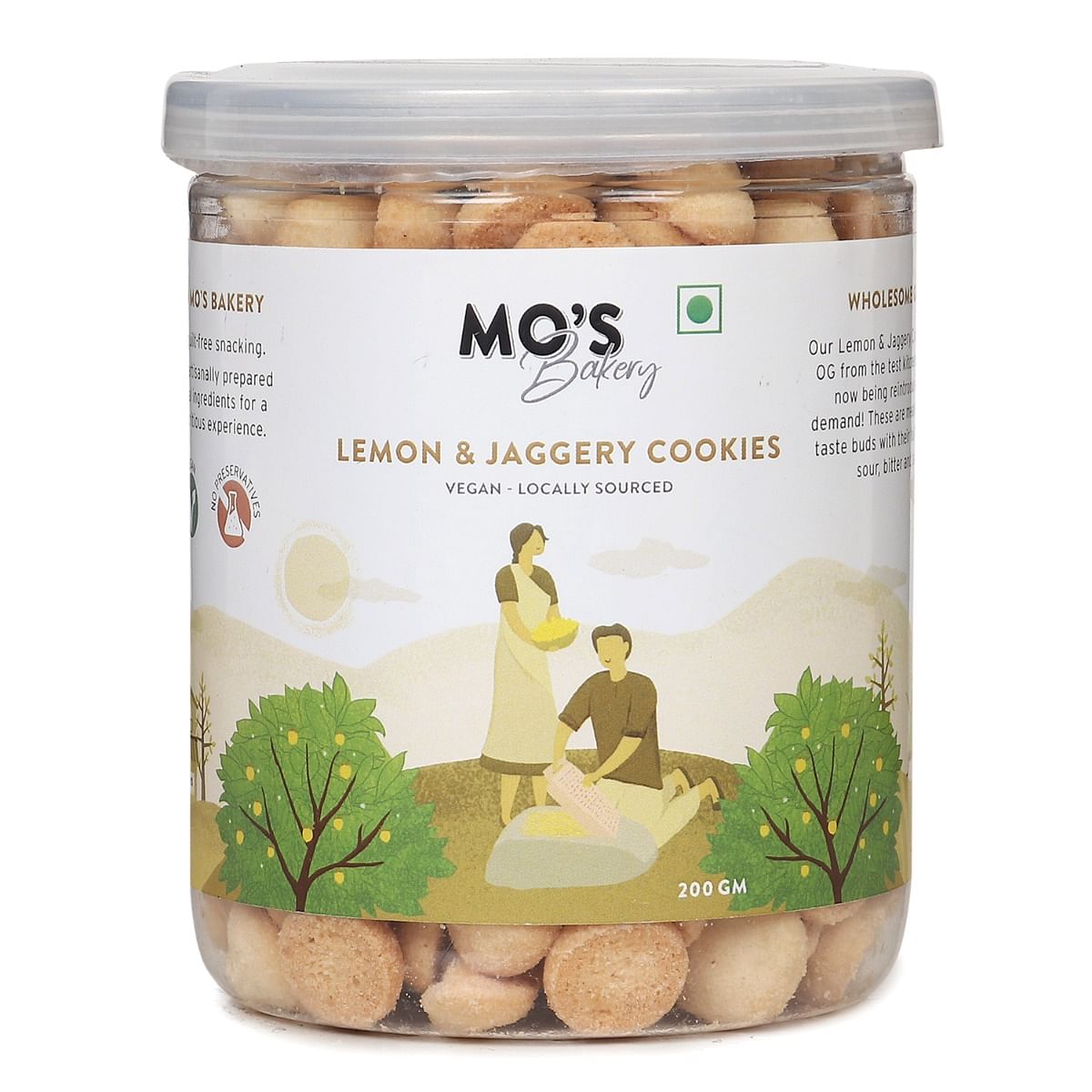 

Mo's Bakery Lemon Jaggery Cookies - 200g