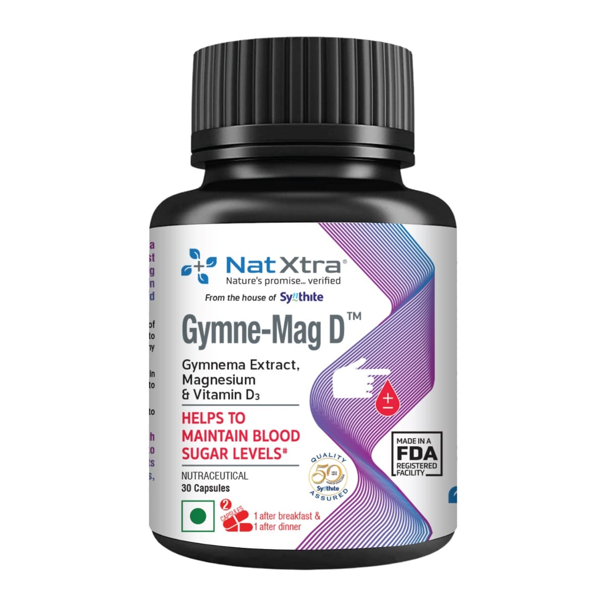 

Natxtra Gymne-Mag D | Natural Support for Managing Diabetes & Stabilizing Sugar Levels | Gymnema Sylvestre, Magnesium & Vitamin D3 | Helps Maintain...