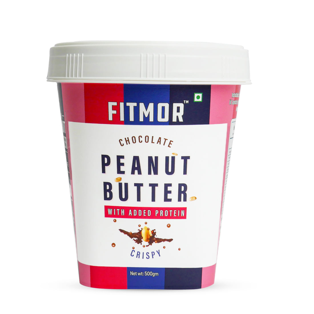 

FITMOR Peanut Butter CHOCOLATE CRISPY - 500gm | Healthy | Super High Protein | No Preservatives | Vegan | Premium Peanuts and Rich Chocolate - with...