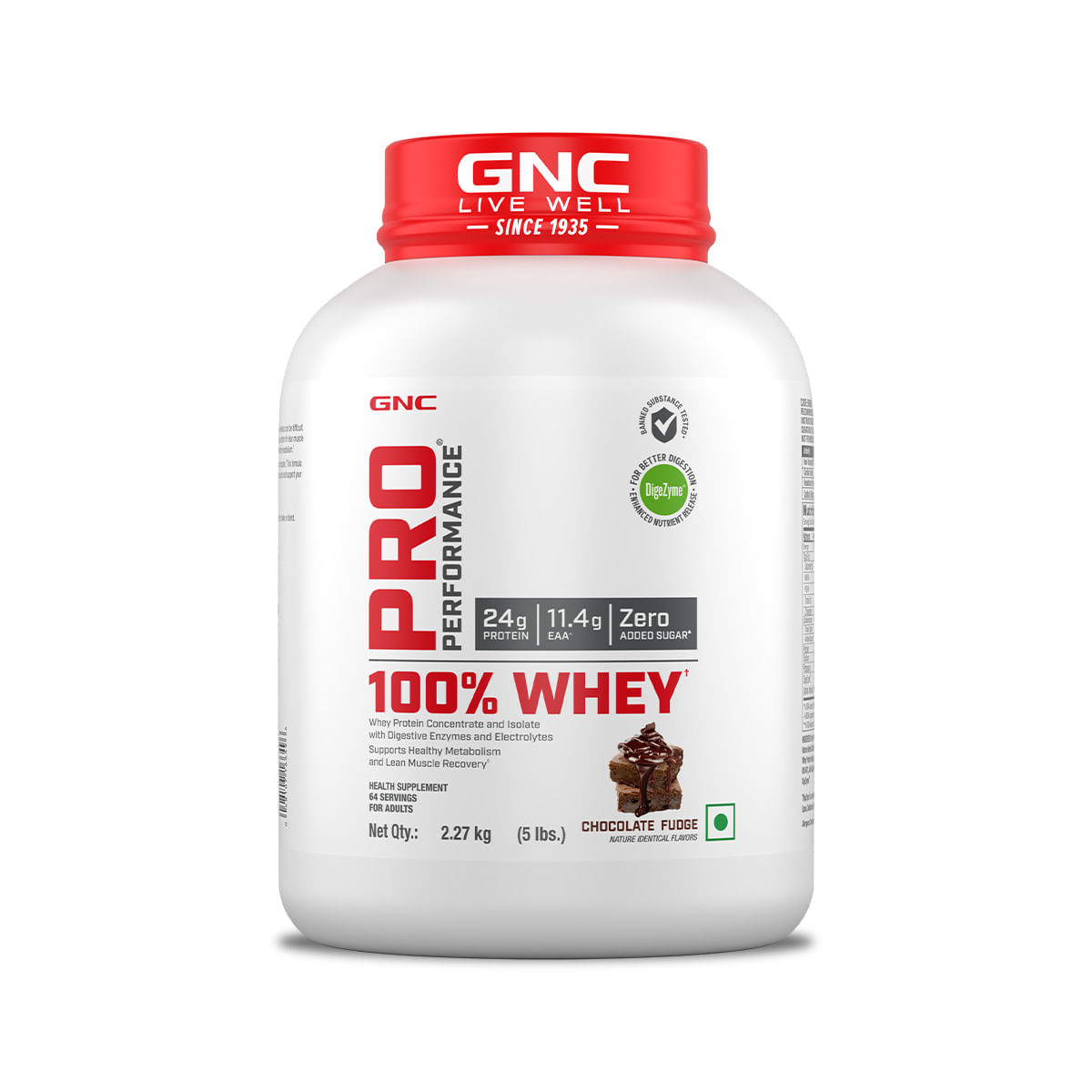 

GNC Pro Performance 100% Whey Protein Powder | Boosts Strength & Endurance | Builds Lean Muscles | Fastens Muscle Recovery | Formulated In USA | 24...