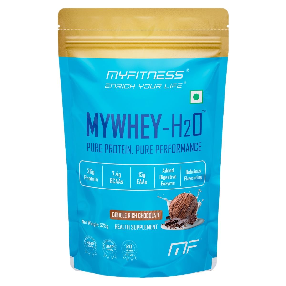

MYFITNESS Mywhey-H2O 525G |Whey Protein Powder|26G Protein Per Serving | Added Digestive Enzyme|Delicious Flavouring |Pure Protein, Pure Performanc...